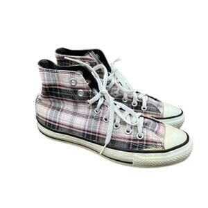 Converse All Star Chuck Taylor hi top plaid unisex shoes M7.5, W9.5